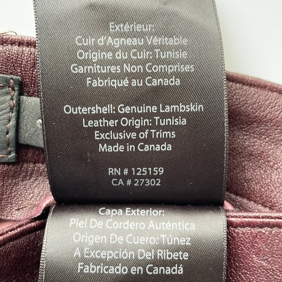 NWT Mackage Lamb Skin Legging size 2 - Picture 6 of 6